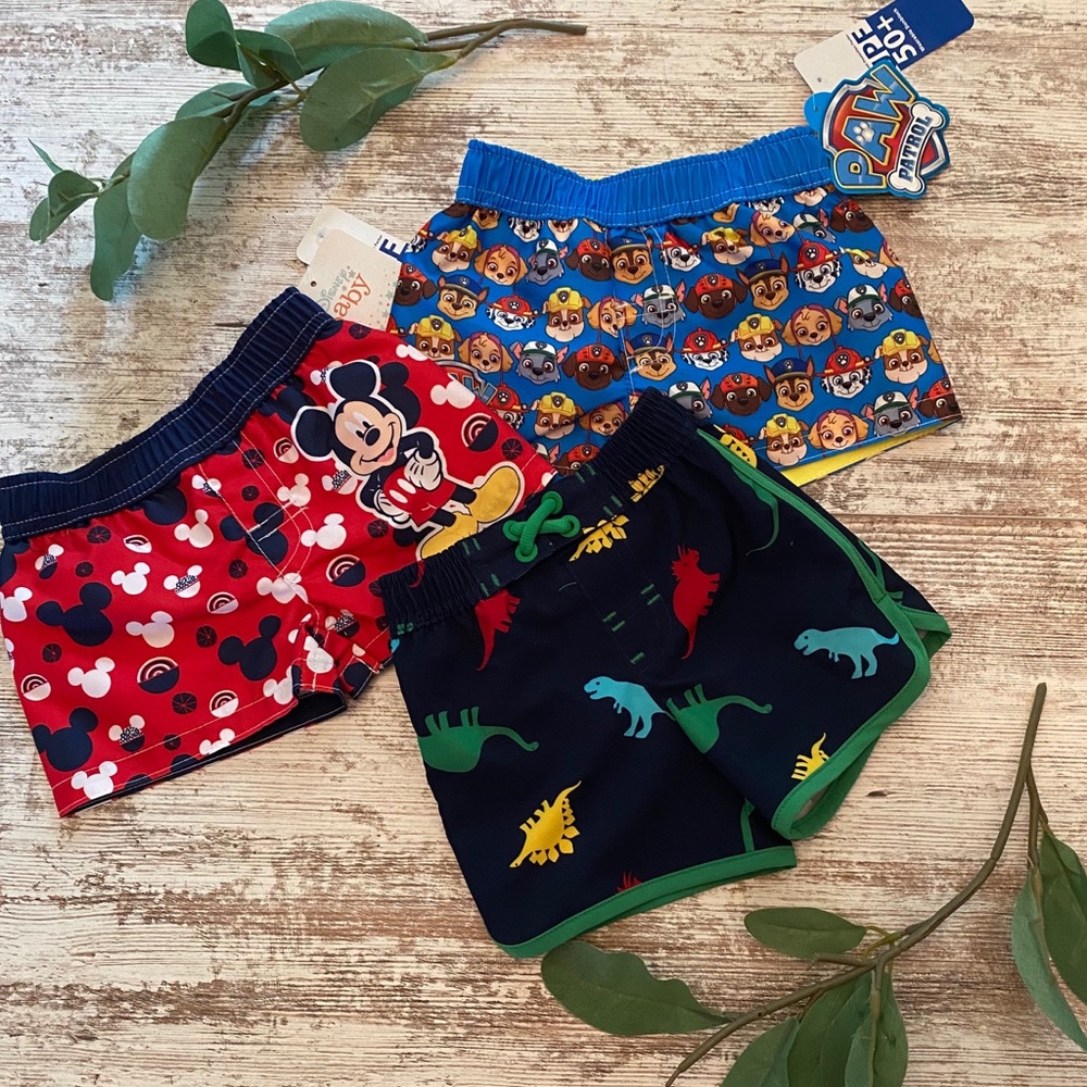 Boy Swim Trunk BUNDLE 0-3M